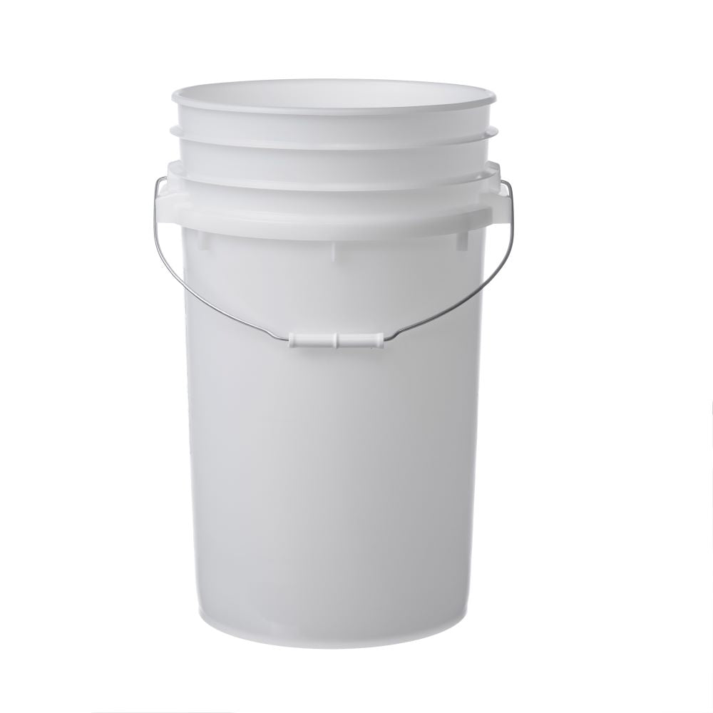 N2170N-CD 7 Gallon Plastic Bucket, Open Head – Natural - Basco USA