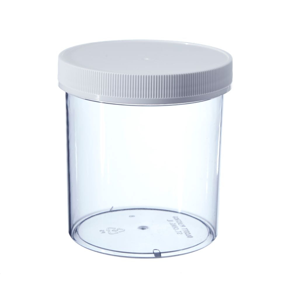 STORAGE Jar CONTAINERS Clear Polystyrene Wide Mouth Containers