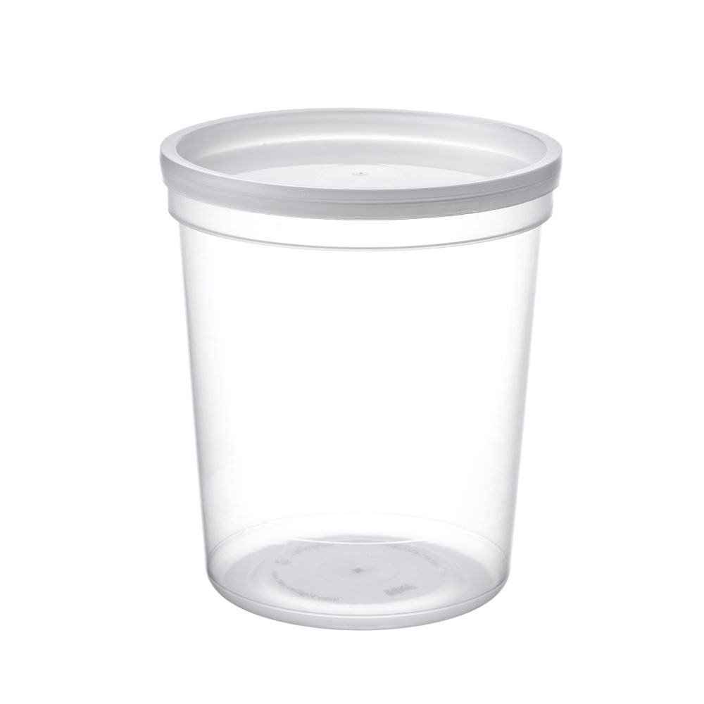 Economical Containers With Recessed Lids # 8 Oz. Case of 500