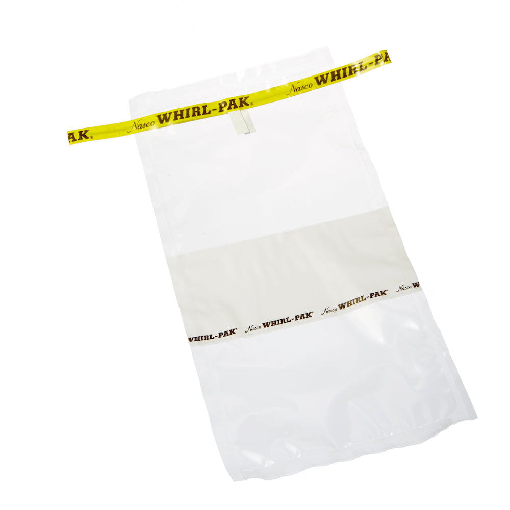 Whirl-Pak® Disposable Sampling Bags with White Patch 2.5 Mil # 4.5