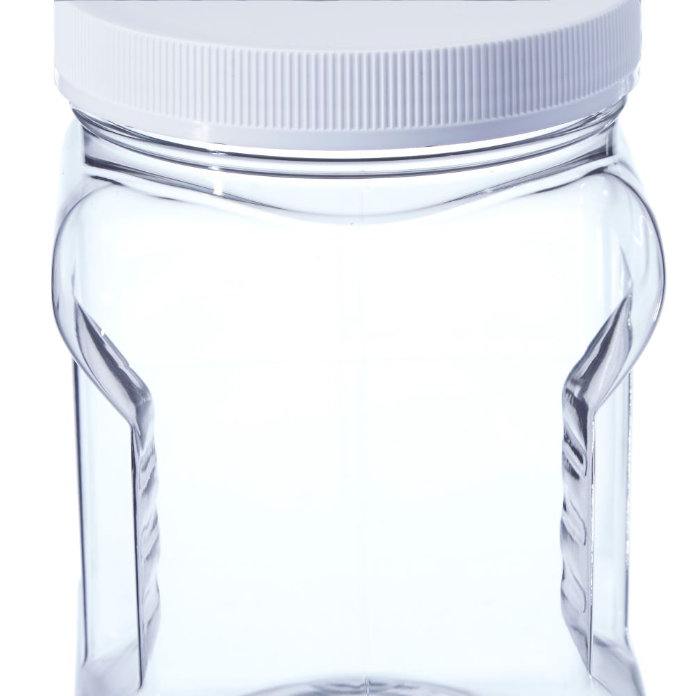 Clear Plastic Jars and Ribbed Caps for Storing and Organizing Nuts and Bolts  - Buy Plastic Jars, Bottles & Closures Wholesale - Manufacturer Direct -  Parkway Plastics Inc.