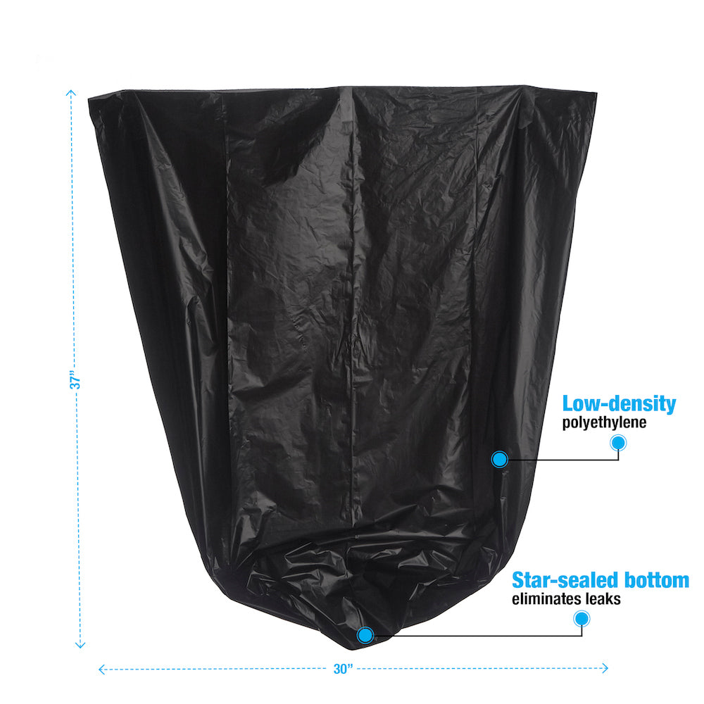 Premium Liners Black # 20-30 Gal. 30x37 .71 Mil Heavy - Case of 250