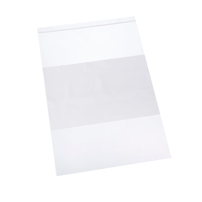 Consolidated's Reclosable White Block Bags 4 Mil # 13x18 * - Case of 500