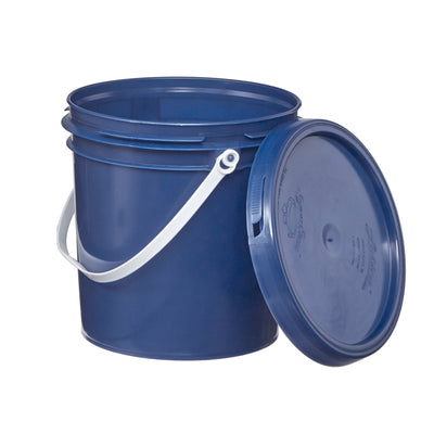 1 Gallon Pails - Plastic Handle # Lid Only, Blue